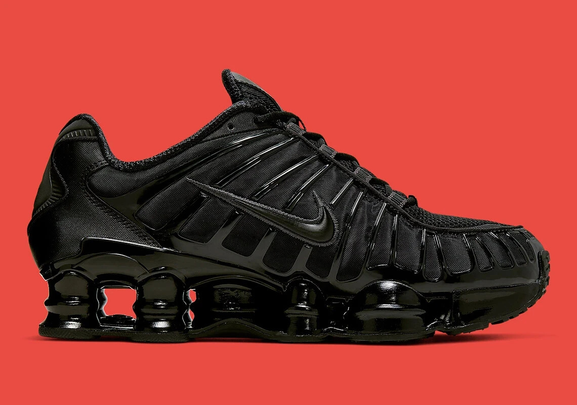 mens nike shox tl black